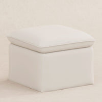 Babyletto Cali Storage Ottoman in Eco-Performance Fabric | Water Repellent & Stain Resistant
