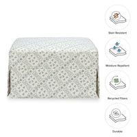 Sarah Flint x Namesake Crawford Gliding Ottoman in Eco-Performance Fabric | Water Repellent & Stain Resistant