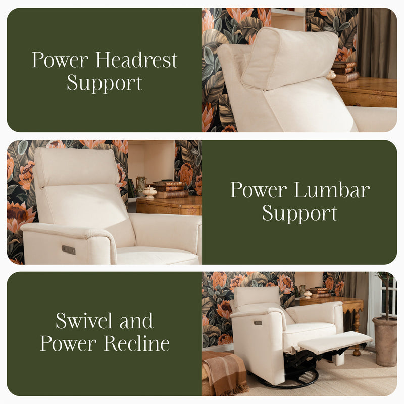 Namesake Willa Pro Power Recliner + Swivel Glider