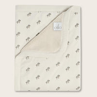 Oilo Mushroom Nursery Cuddle Blanket