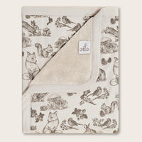 Oilo Woodland Nursery Cuddle Blanket