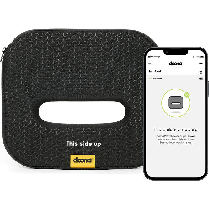 Doona Infant Car Seat + Stroller with Sensalert Bundle