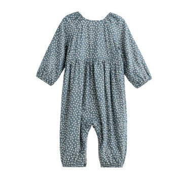 Mabel + Honey Dolly Romper | Blue