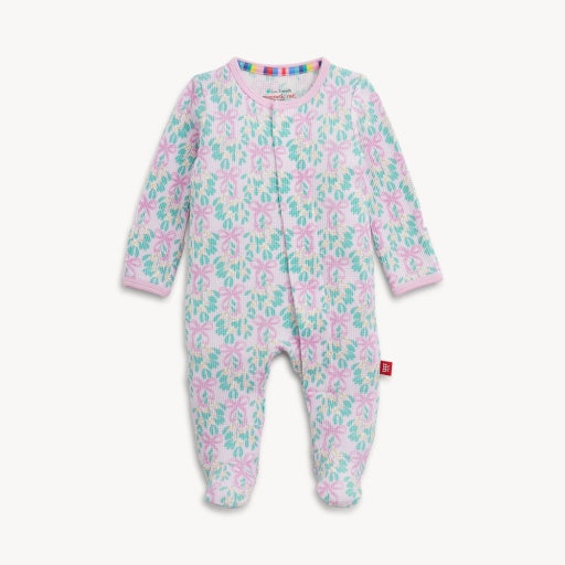 Magnetic Me Mistle Bow Waffle Footie