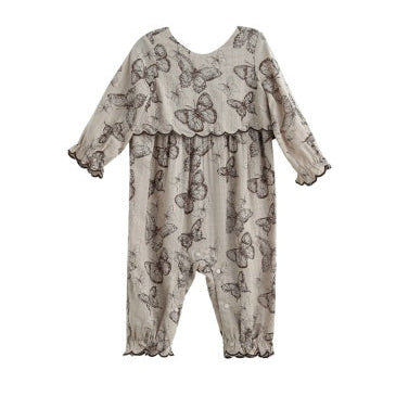 Mabel + Honey Miss. Maple Romper | Brown