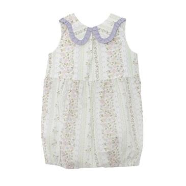 Mabel + Honey Graceful Garden Romper | Purple