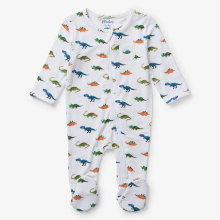 Hatley Painted Dinos Baby Footed Coverall