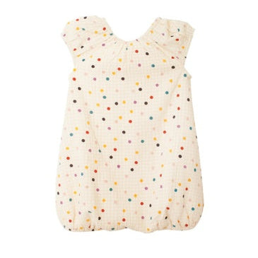 Mabel + Honey Confetti Cutie Romper | Ivory