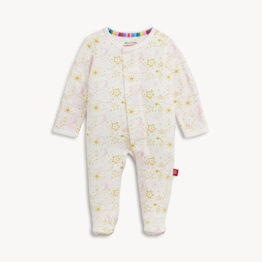 Magnetic Me Star Signs Pink Modal Footie