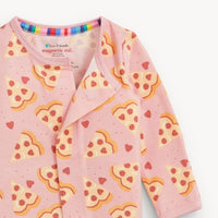 Magnetic Me Pizza My Heart Pink Modal Footie