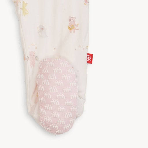 Magnetic Me Pink Baby Beats Modal Footie