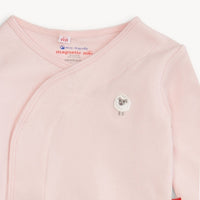 Magnetic Me Pink Stripe Organic Cotton Kimono