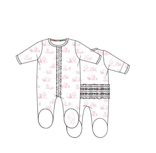 Magnetic Me Sweeter Than Hunny Magnetic Footie W Ruffle