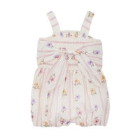 Mabel + Honey Purple Bouquet Romper | Purple