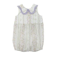 Mabel + Honey Graceful Garden Romper | Purple