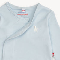 Magnetic Me Blue Stripe Organic Cotton Kimono