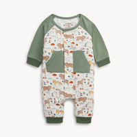 Magnetic Me Wonderful Wildlife Modal Boys Long Sleeve Romper