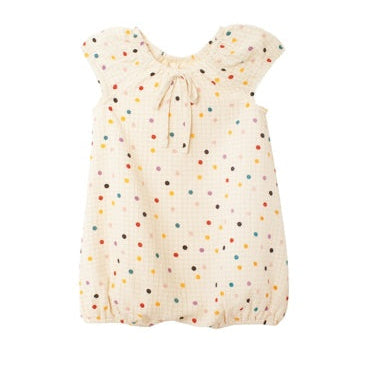 Mabel + Honey Confetti Cutie Romper | Ivory