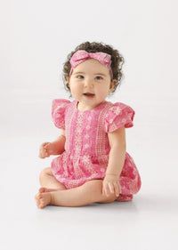 Mabel + Honey Pinkalicious Romper | Pink