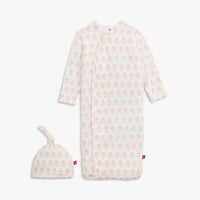 Magnetic Me Trunkettes Pink Modal Gown + Hat Set