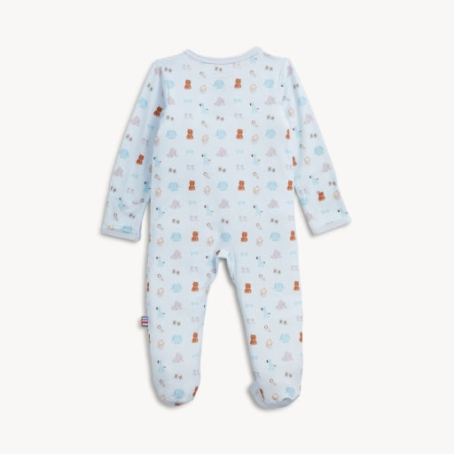 Magnetic Me Nursery Nostalgia Blue Modal Footie