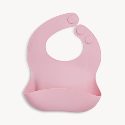 Magnetic Me Nursery Pink Silicone Bib