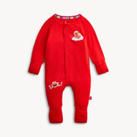 Magnetic Me Elmo Red Solid Modal Convertible Coverall