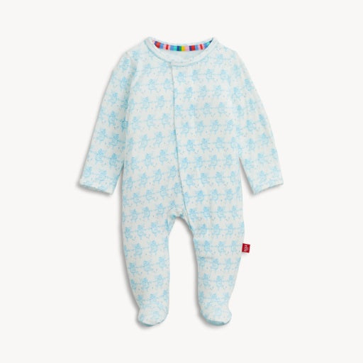 Magnetic Me Trunkettes Blue Modal Footie