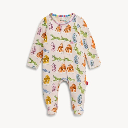 Magnetic Me Leopard Queens Ruffle Footie