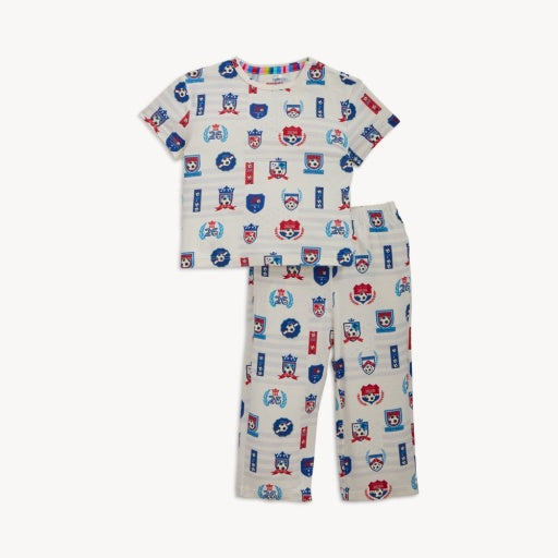 Magnetic Me Team Goals USA Right Fit Mag S/S Long Pant Pajamas