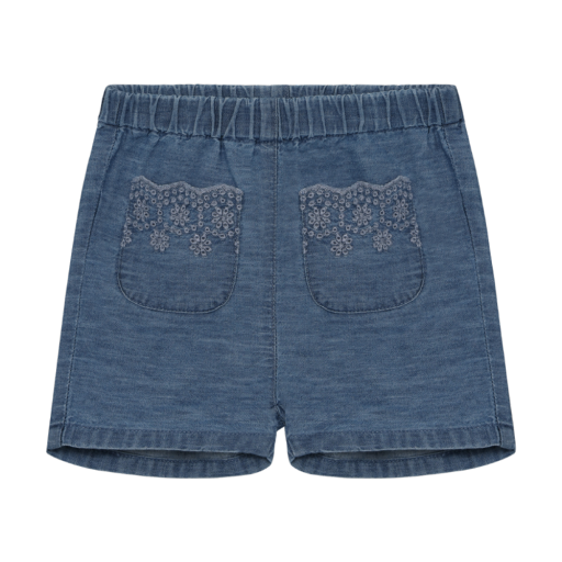 Minymo Shorts Chambray | Faded Grey Blue