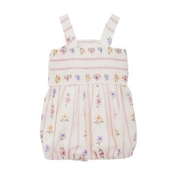 Mabel + Honey Purple Bouquet Romper | Purple