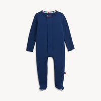 Magnetic Me Blue Solid Modal Footie