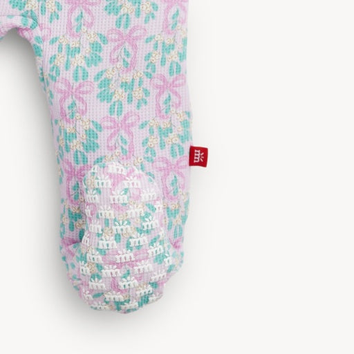 Magnetic Me Mistle Bow Waffle Footie