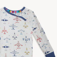 Magnetic Me Just Plane Fun Modal Magnetic Long Sleeve Long Pnt Pajamas