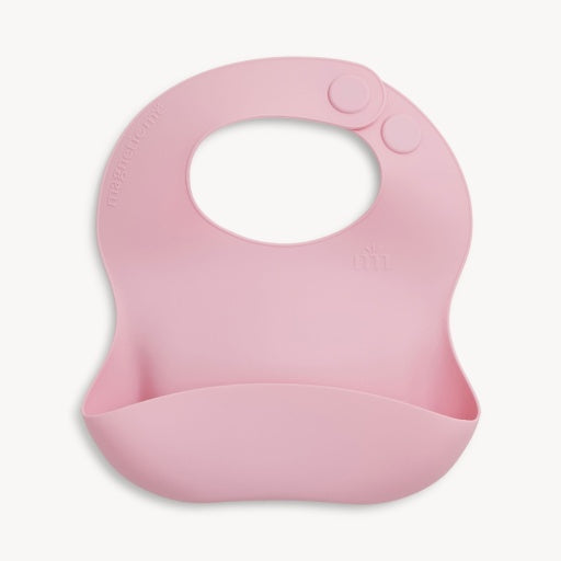 Magnetic Me Nursery Pink Silicone Bib