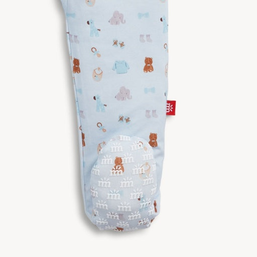 Magnetic Me Nursery Nostalgia Blue Modal Footie