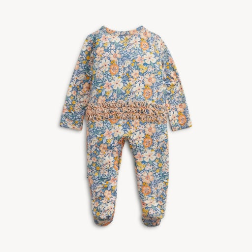 Magnetic Me Flora Modal Ruffle Footie