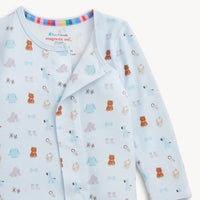 Magnetic Me Nursery Nostalgia Blue Modal Footie