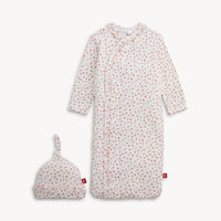 Magnetic Me Apple Blossom Modal Gown & Hat Set with Ruffle