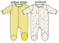 Magnetic Me Cloudstretch 2-Pack Footie | Yellow, Sunburst