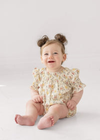 Mabel + Honey Audrey Romper | Ivory