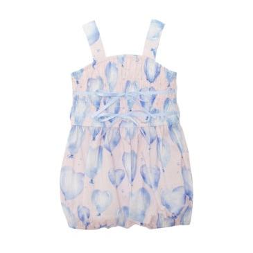 Mabel + Honey Up And Away Romper | Blue