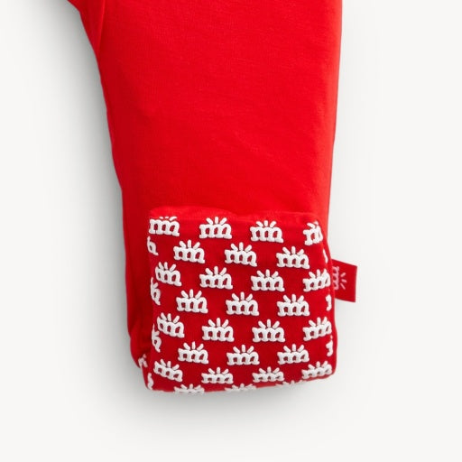 Magnetic Me Elmo Red Solid Modal Convertible Coverall