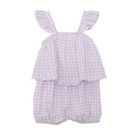 Mabel + Honey Sugar Plum Romper | Purple