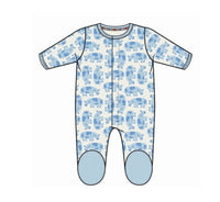 Magnetic Me Organic Cotton Footie Blue Cow