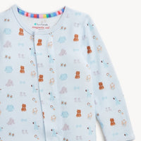 Magnetic Me Nursery Nostalgia Blue Modal Footie