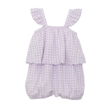 Mabel + Honey Sugar Plum Romper | Purple