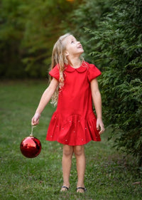 Mabel + Honey Crimson Glow Dress | Red