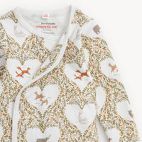 Magnetic Me Animal Heart Organic Cotton Gown + Hat Set